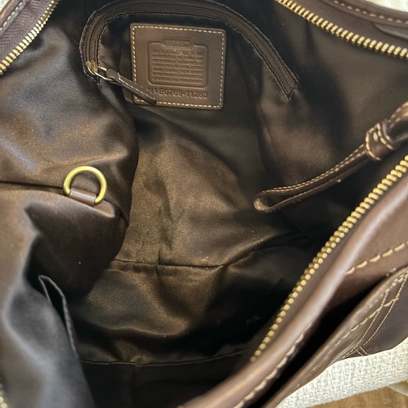 Coach Vintage Dark Brown Leather Ergo Hobo Bag - Picture 2 of 5